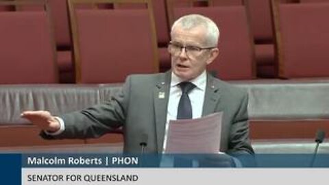 MALCOLM ROBERTS talks in the SENATE about DIGITAL ID (2024)