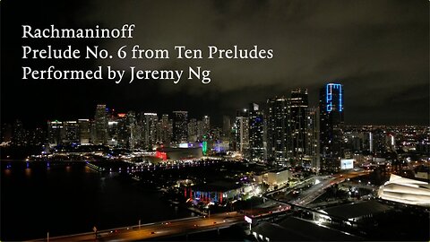Rachmaninoff — Prelude No 6 from Ten Preludes