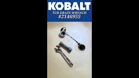 Kobalt Tools Tub Drain Wrench