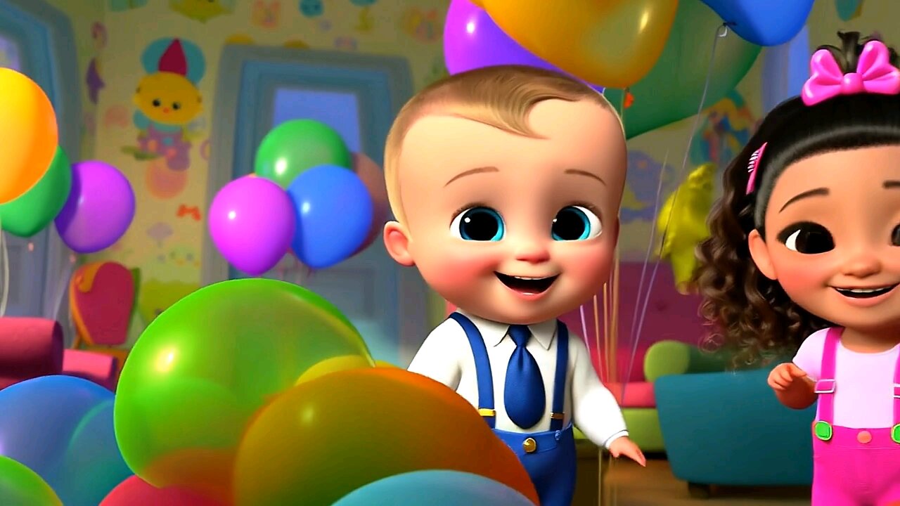 Peek-a-Boo Song & Rhyme | A Fun Surprise for Little Ones