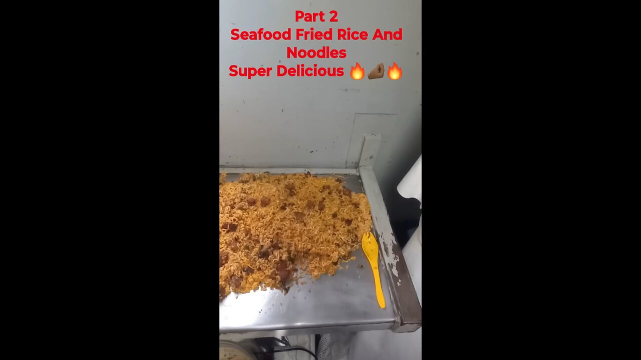 Prison Seafood Fried Rice And Noodles Final Results