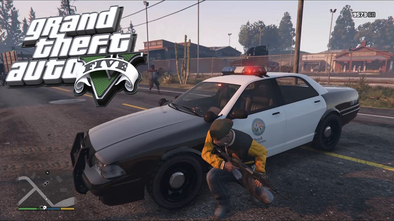 GTA 5 Police Pursuit Driving Police car Ultimate Simulator crazy chase #147