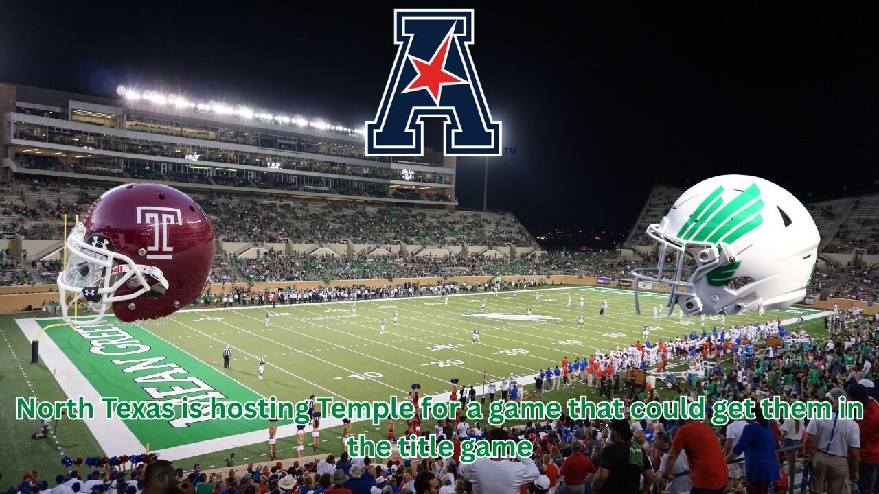 North Texas and Temple are clashing to see if the Mean Green deserve a title shot