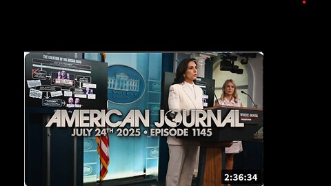 The American Journal: Obama-Appointed Judge Blocks Trump’s Bid To Unseal Epstein Grand Jury Transcripts As Deep State Coup Plotters Face Criminal Referrals - FULL SHOW - 07.24.2025