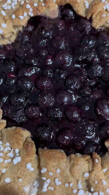 Blueberry & Lavender Sourdough Galette