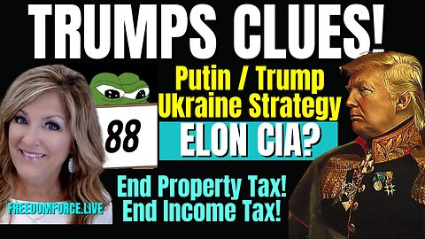 Trump Clues with Melly! Ukraine, Elon CIA, 88, End Taxes Sunday 7-6-25 11AM CST