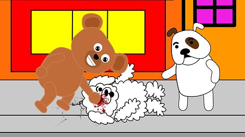 Bow wow wow Dog And Bear Music Animated