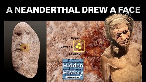 Oldest known human fingerprint points to Neanderthals making art - in the form of a face