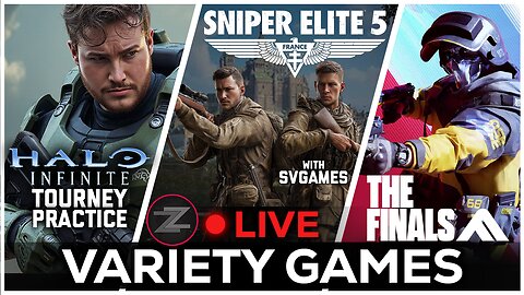 🔴LIVE IN 1440p! - Sniper Elite, Halo Infinite Tourney Prac, Simming w/ Maam, More! - Come Hang Out!