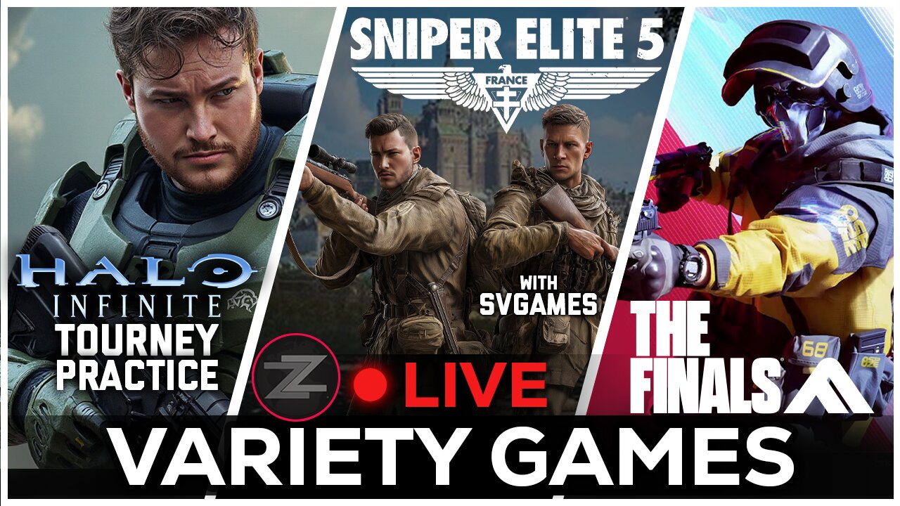 🔴LIVE IN 1440p! - Sniper Elite, Halo Infinite Tourney Prac, Simming w/ Maam, More! - Come Hang Out!
