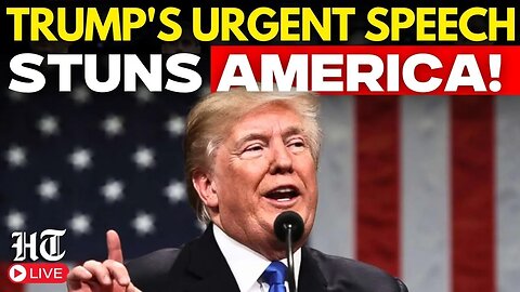 Donald Trump LIVE: Emergency Speech Stuns America | Trump's URGENT Address Shocks World | US News