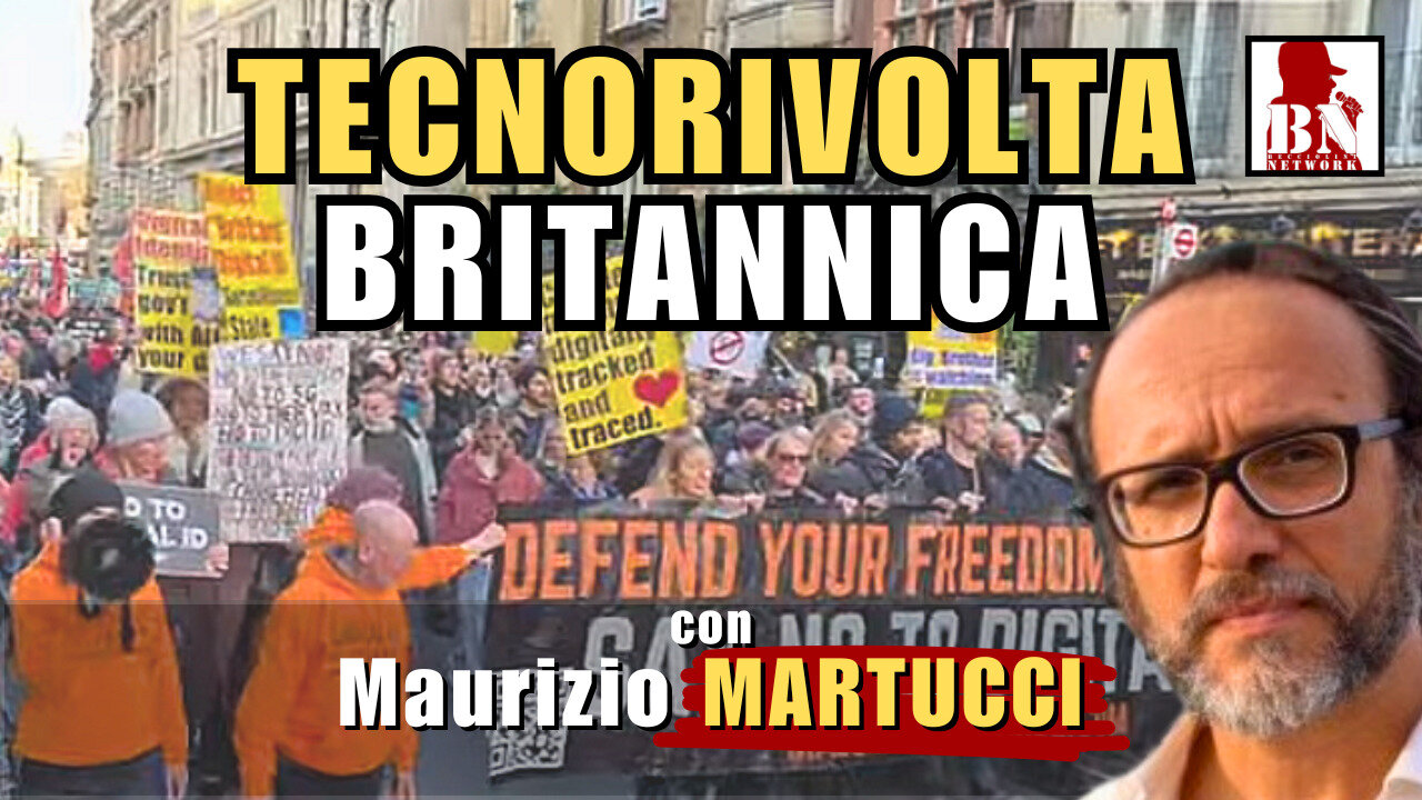 TECNORIVOLTA britannica contro l'IDENTITÀ DIGITALE #BritCard – con Maurizio MARTUCCI | Alla Mezza