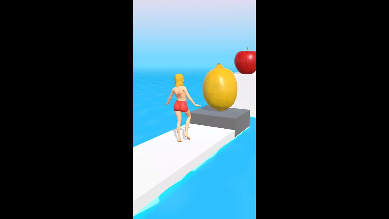 Squeezy Girl Jump Apple Banana android/pc