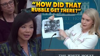 Karoline Leavitt DESTROYS reporter throwing a fit over WH's PRIVATELY-FUNDED renovations