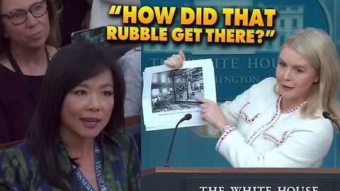 Karoline Leavitt DESTROYS reporter throwing a fit over WH's PRIVATELY-FUNDED renovations