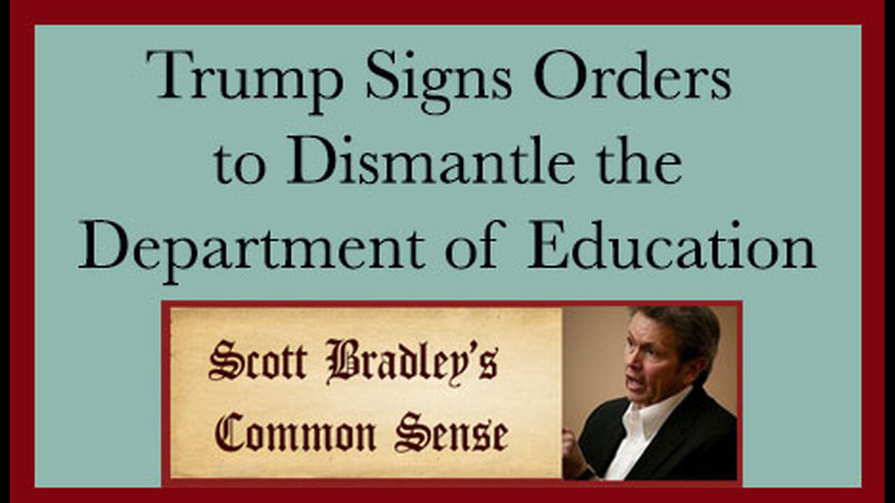 Trump Signs Orders to Dismantle the Department of Education