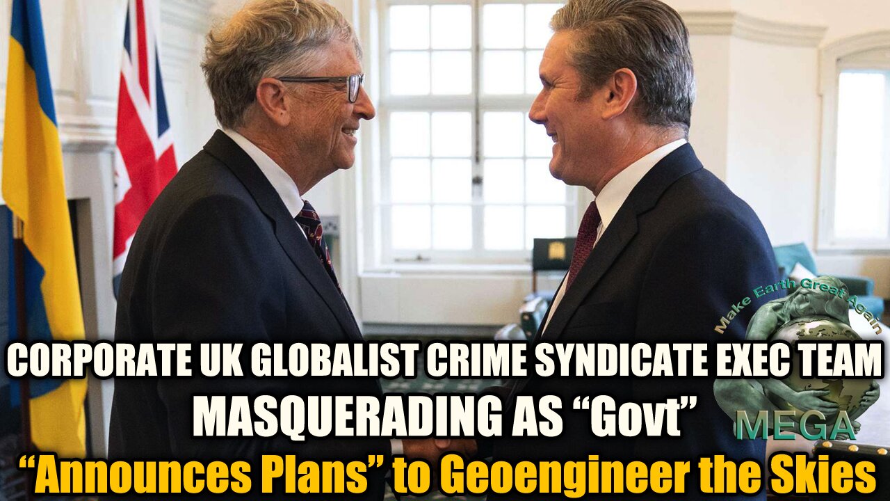 CORPORATE UK GLOBALIST CRIME SYNDICATE EXEC TEAM MASQUERADING AS “Govt” “Announces Plans” to Geoengineer the Skies | Note: Video was published on April 15, 2021