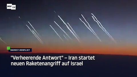 "Verheerende Antwort" – Iran startet neuen Raketenangriff auf Israel