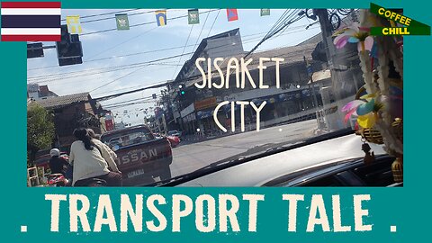 Si Sa Ket City - Isaan Thailand - Private Driver - 🚘 - Train Station to The Gallery Design Hotel TV