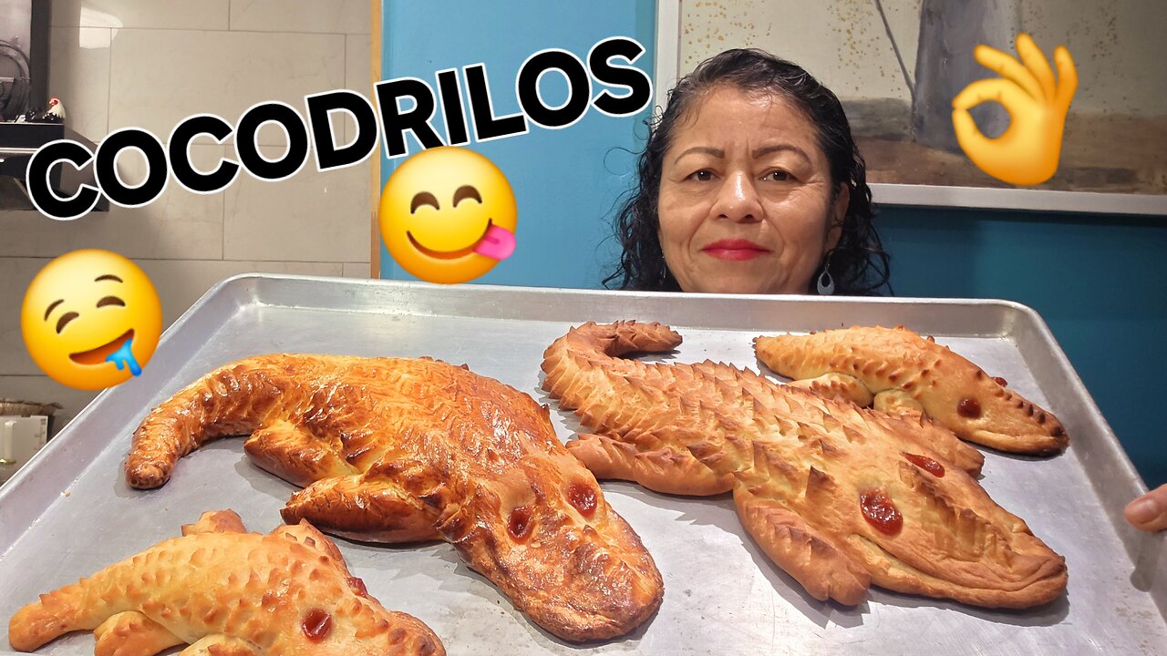 COMO HACER PAN COCODRILOS