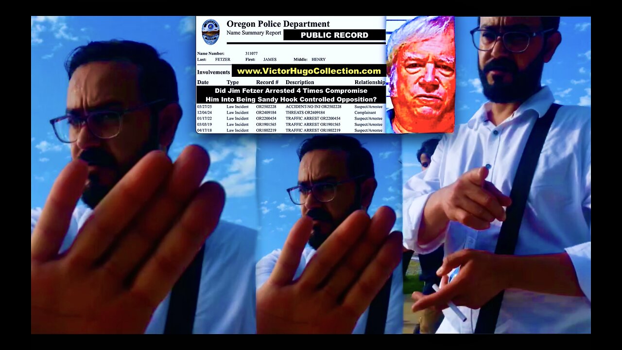 Muslim Jim Fetzer Declares Free Speech Fatwa After Arrested James Fetzer Calls Police On Victor Hugo