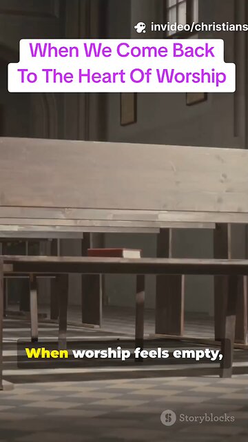 When We Come Back To The Heart Of Worship
