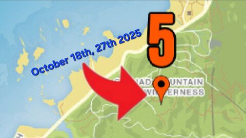 (2025) GTA Online UFO location October(24,27)(21st, 22nd, and 27th) and (18, 27th)