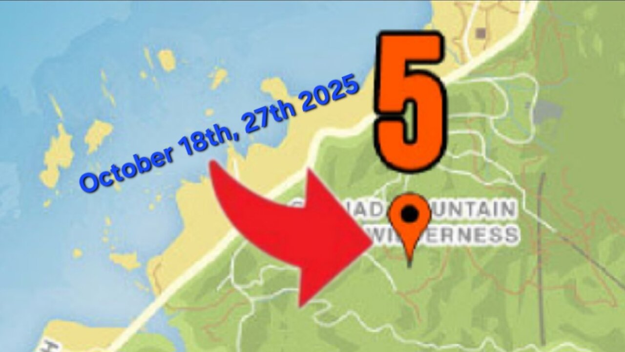 (2025) GTA Online UFO location October(24,27)(21st, 22nd, and 27th) and (18, 27th)