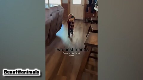 Playing with pets with children