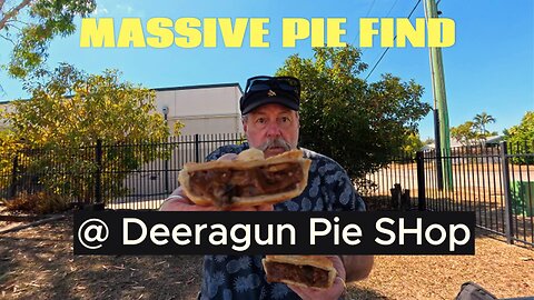 Deeragun Bakery Pie Review | Massive Bacon Cheese & Steak Mushroom Pies in Townsville 🇦🇺