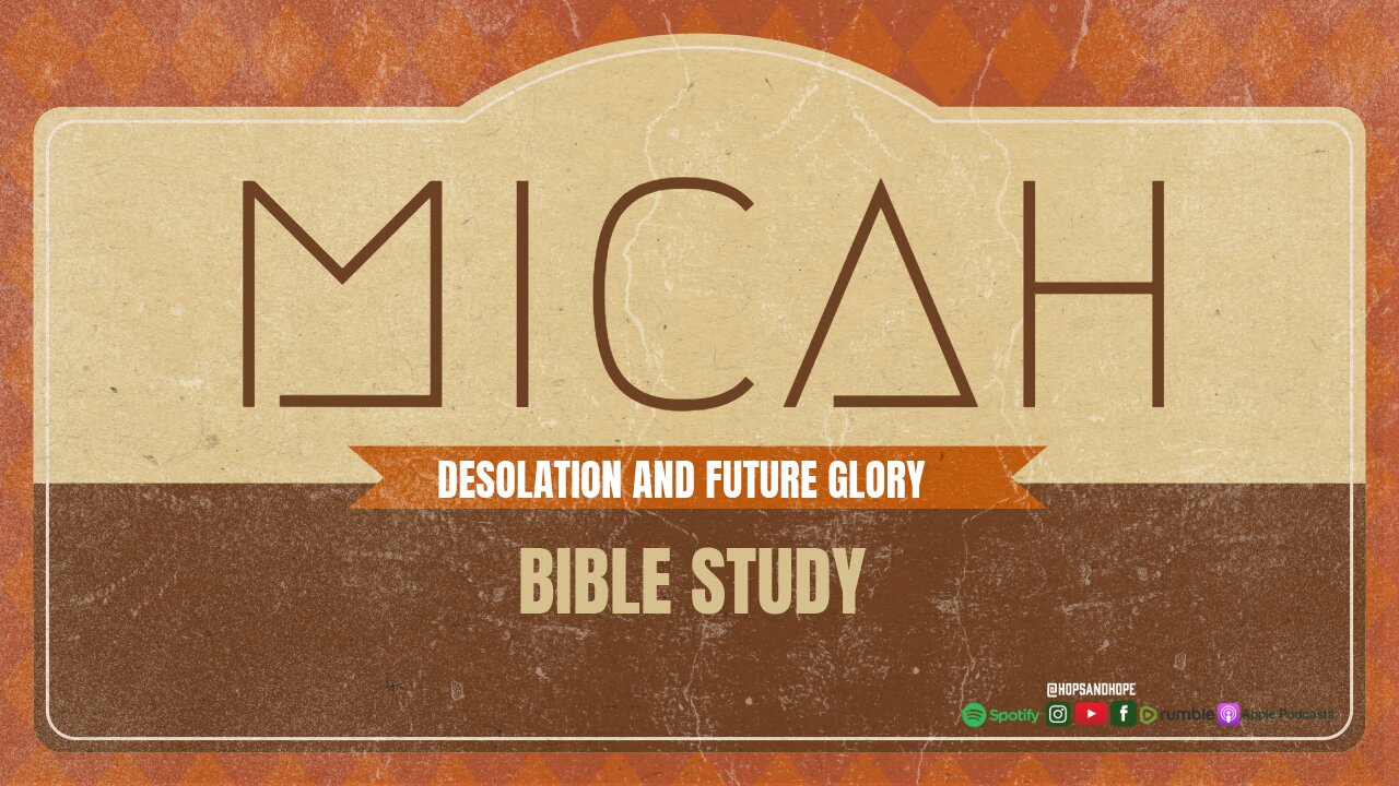 Micah (Old Testament Bible Study)