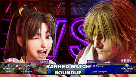 Kuya Kalbo SF6 Ranked Match Roundup. Mai Platinum Rank [Hori Fight Stick]