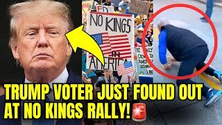 WATCH: Trump Voter Tried To Troll No Kings Protest, BIG MISTAKE🚨