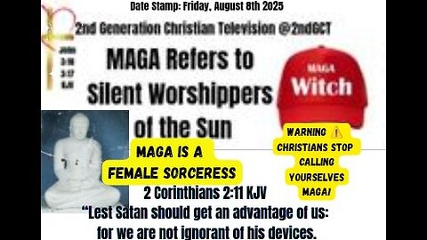 Warning Maga Means Female Sorceress Christians Find Your Identity in Christ #news #story