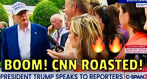 “Oh, Fake news…Is anybody watching CNN nowadays?" - Trump (BOOM!💥ROASTED🔥)