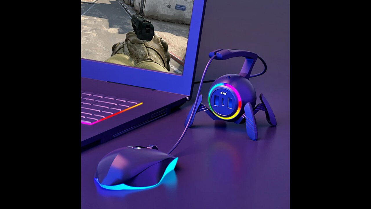 Anti-Winding Luminous Mouse Cable Manager