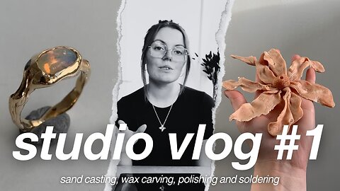 studio vlog | day in the life of a small jeweller business owner