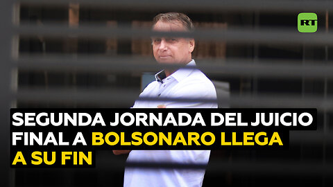 Termina la segunda jornada de la fase final del juicio contra Bolsonaro