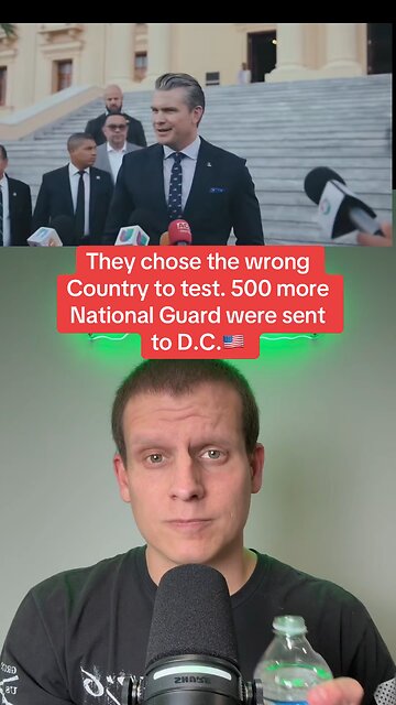 They Chose the wrong Country to test. 500 more National Guard were sent to D.C. 🇺🇸