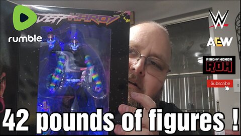 42 pounds of figures unboxing