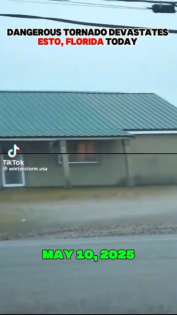 So this happened yesterday in Esto, Florida, which is in the panhandle near Alabama. 5/11/25