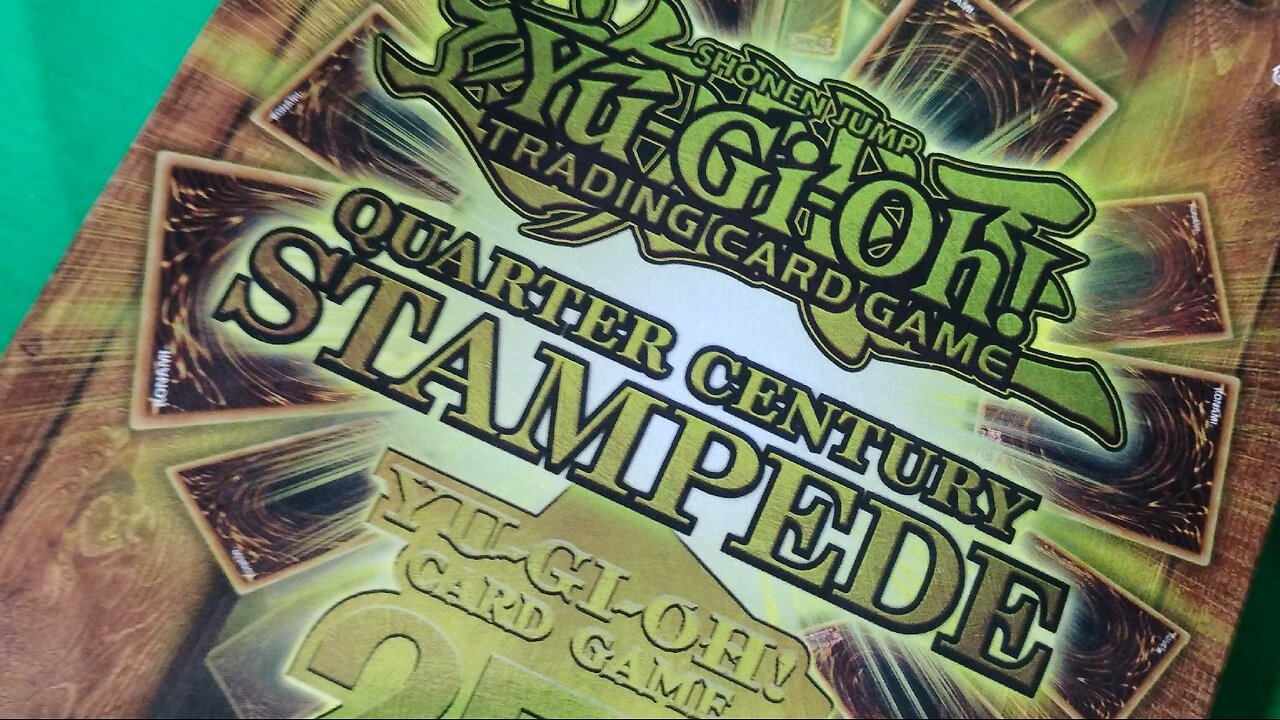 Yu-Gi-Oh! Quarter Century Stampede opening