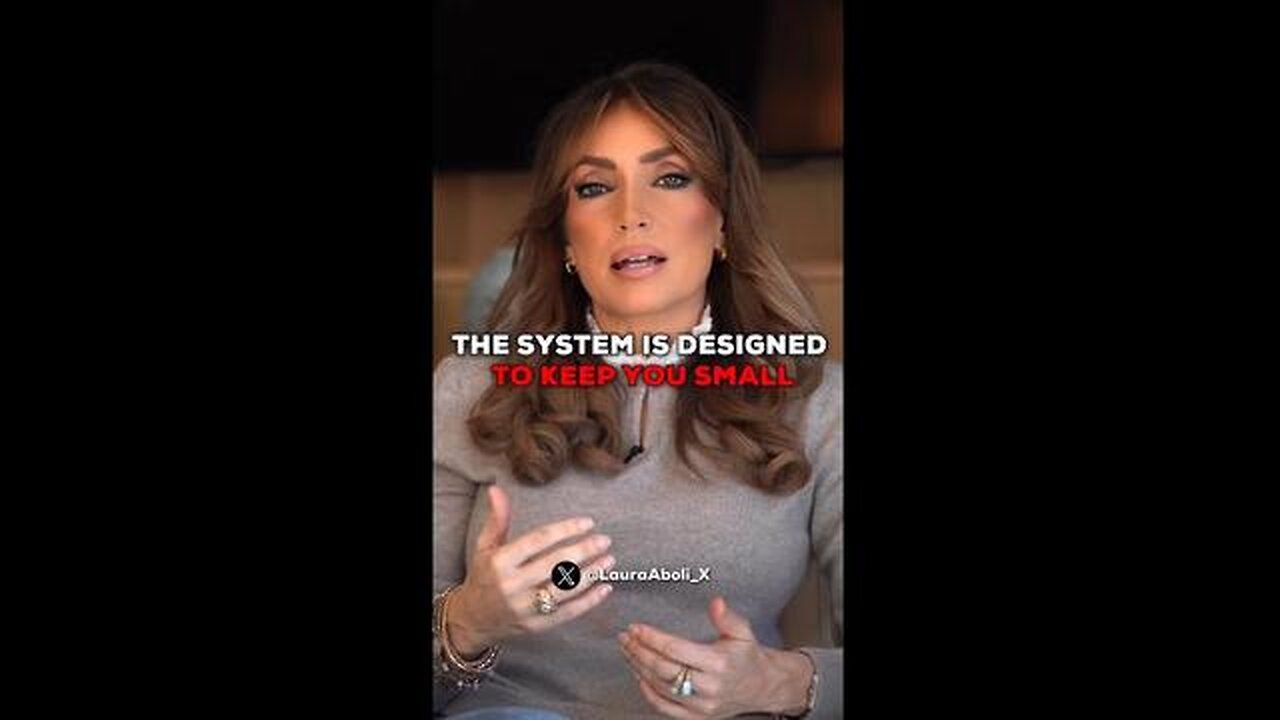 Laura Aboli is correct...the system IS designed to make us think we are powerless and small