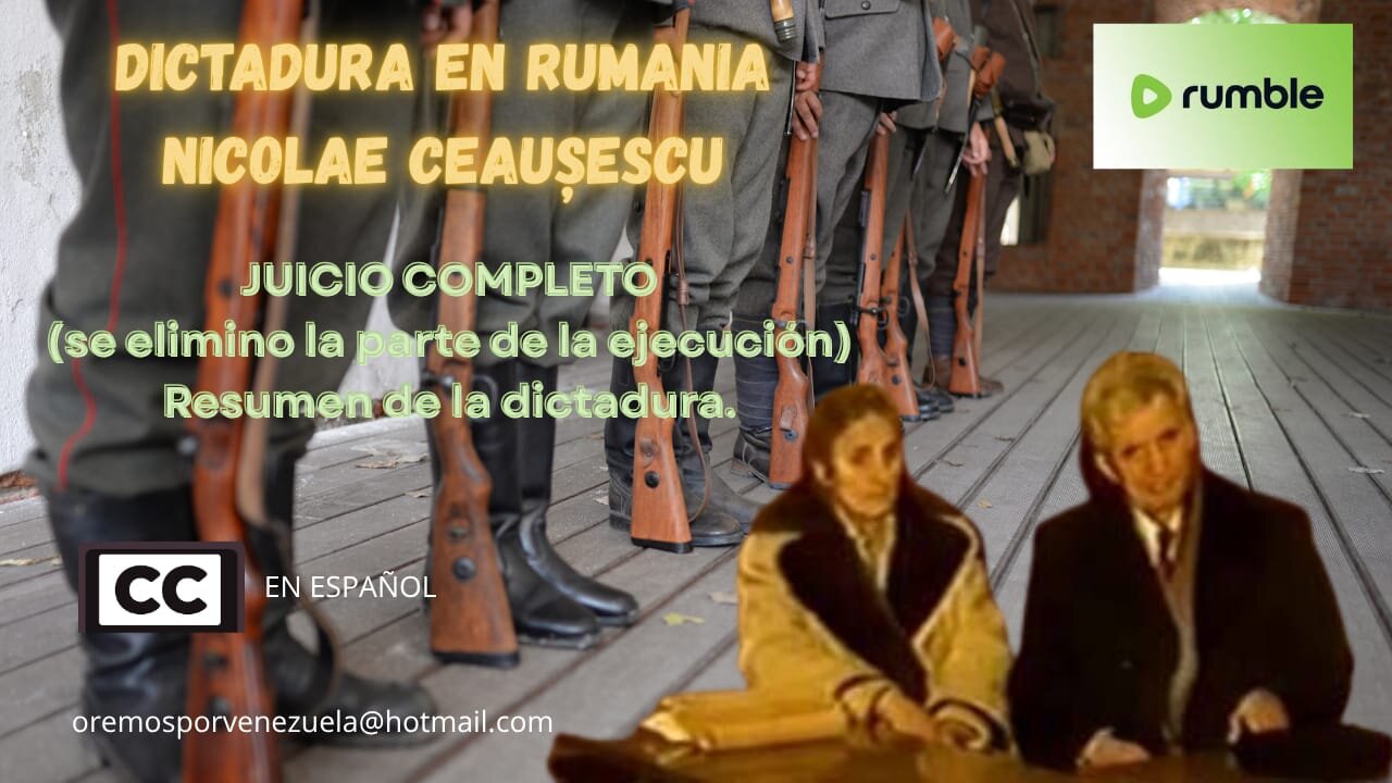CAIDA DE DICTADURA EN 🇷🇴 RUMANIA