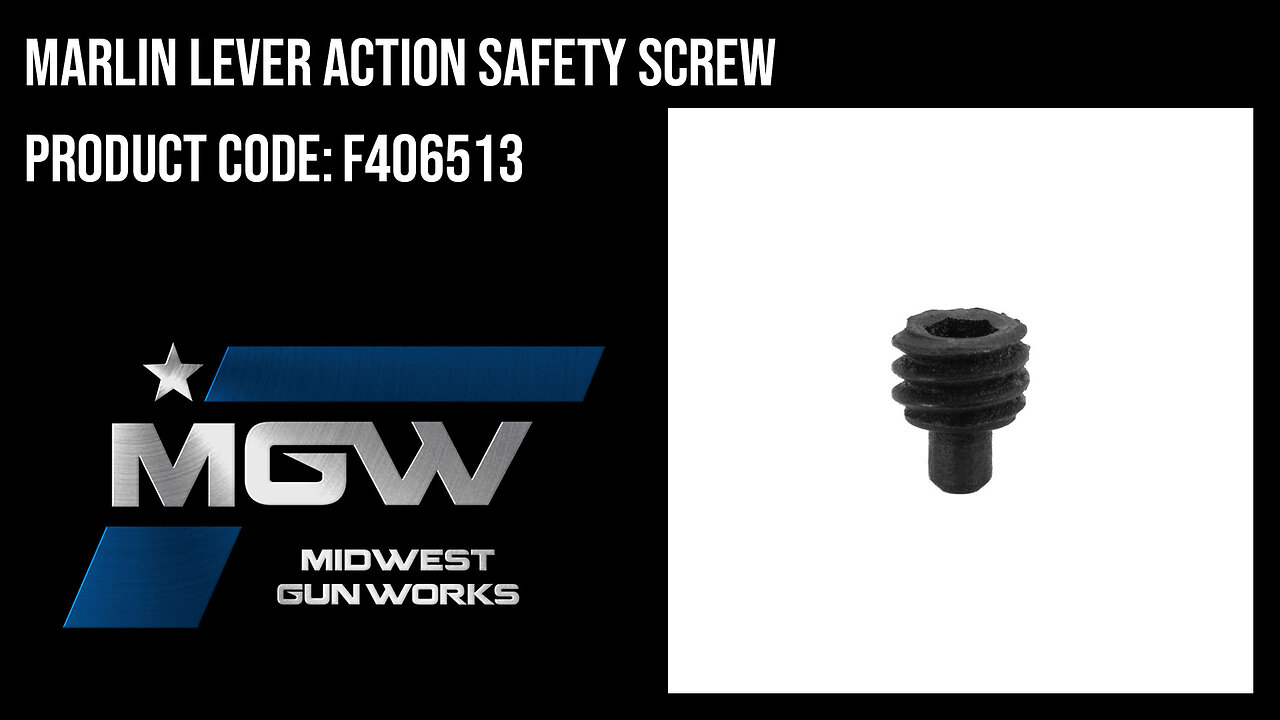 Marlin Lever Action Safety Screw - F406513