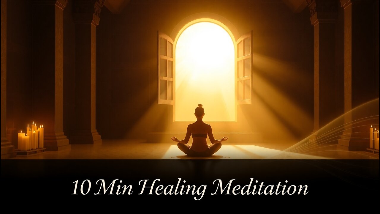 🧘 Healing Meditation - Deep Theta Waves - 10 Min Binaural Beats Music