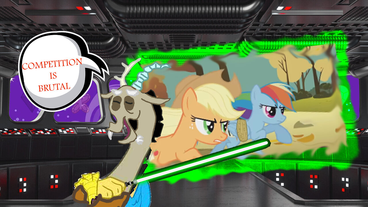 Applejack vs RainbowDash