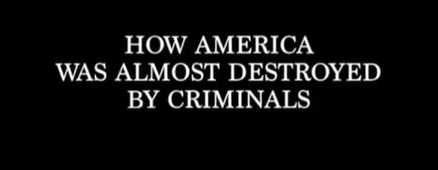 JOE M - How America Was Almost Destroyed by Criminals