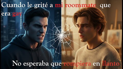 Cuando le grité a mi roommate que era gay, no esperaba que rompiera en llanto
