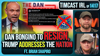 Dan Bongino To RESIGN, Trump Addresses The Nation